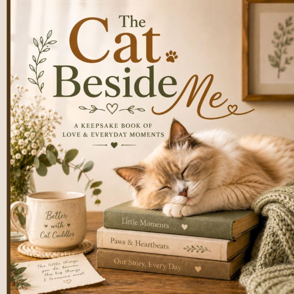 The Cat Beside Me: A Cozy Cat Keepsake Book of Love, Memories & Everyday Moments