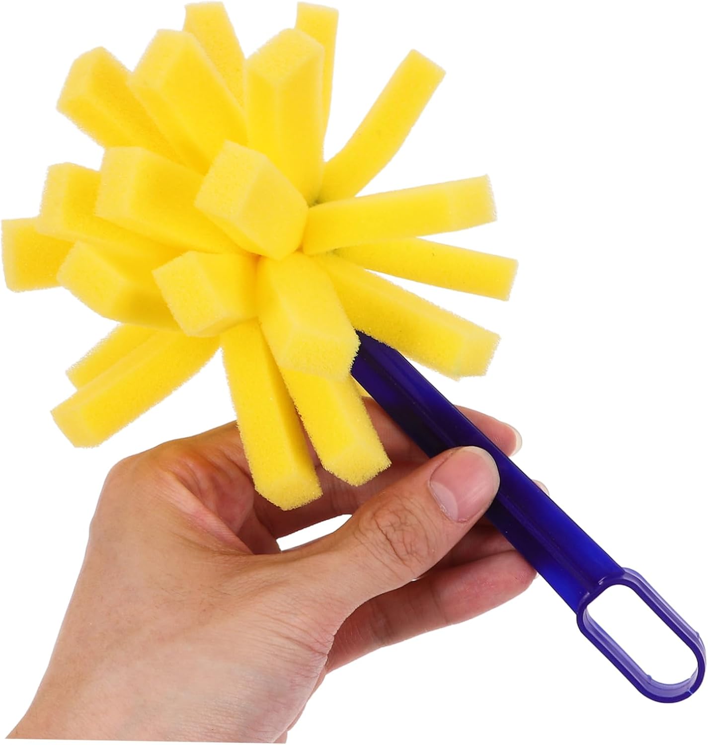 4Pcs Foam Paint Brushes Soft Durable Sponge Brushes for Craft Projects Ergonomic Handle for Comfortable Grip for Even Paint Application and Quick Cleaning