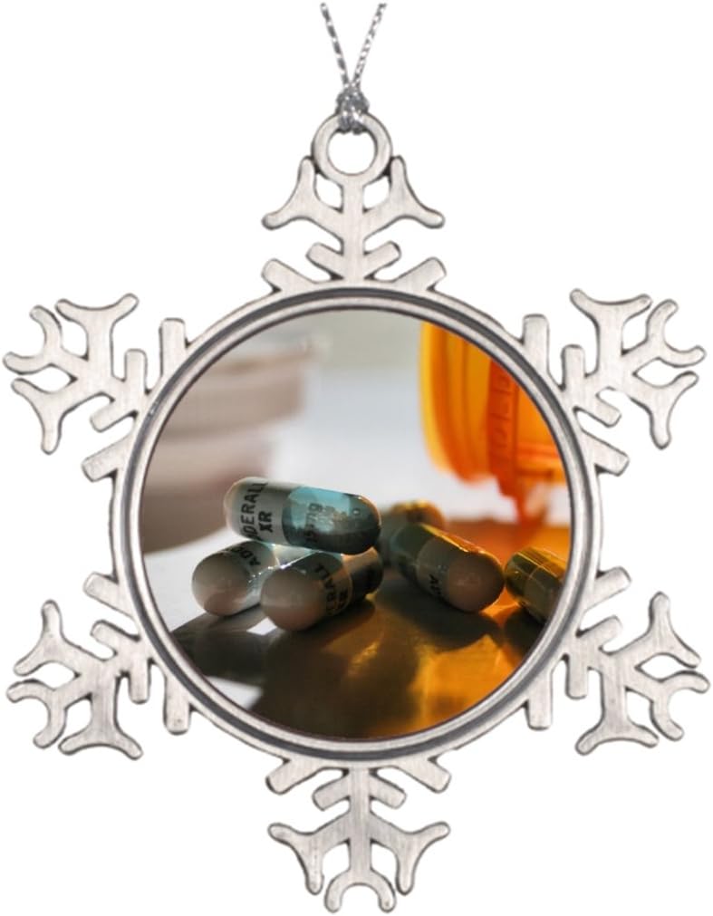 Personalised Christmas Tree Decoration A.D.D. It Up Traditional Christmas Decorations Pills