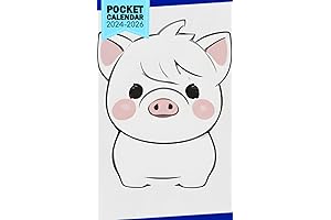 Pocket Calendar 2024 for Pocket Pigs