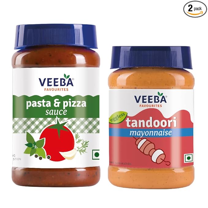 Pasta-Pizza Sauce,525g & Tandoori Mayonnaise Pet Bottle,250g - Pack of 2