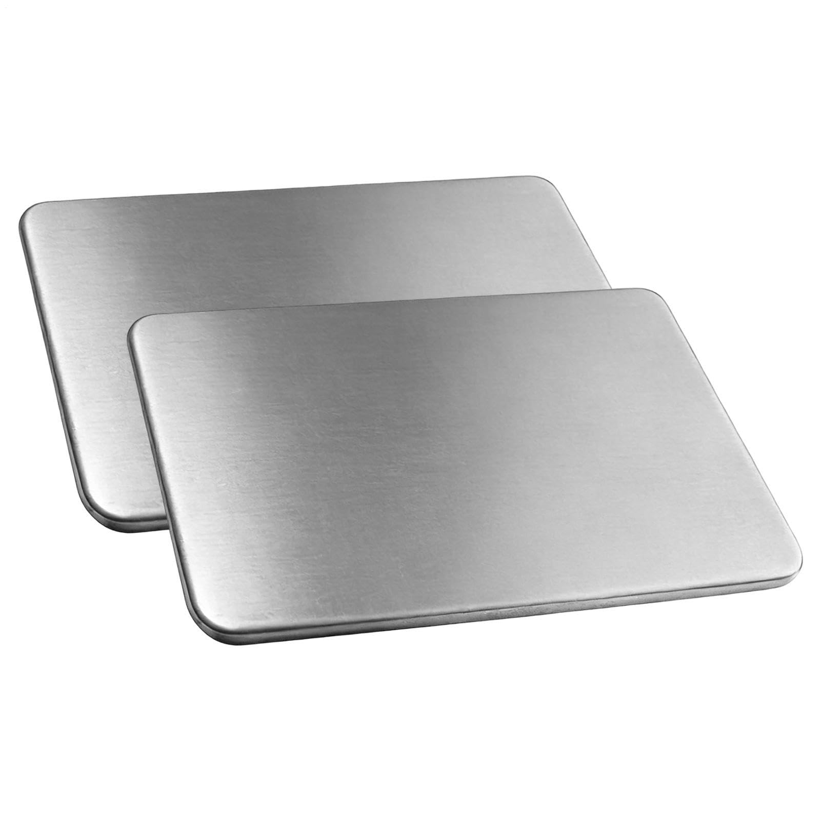 Lunch Kühlakkus 2er Set Edelstahl wiederverwendbare Platten