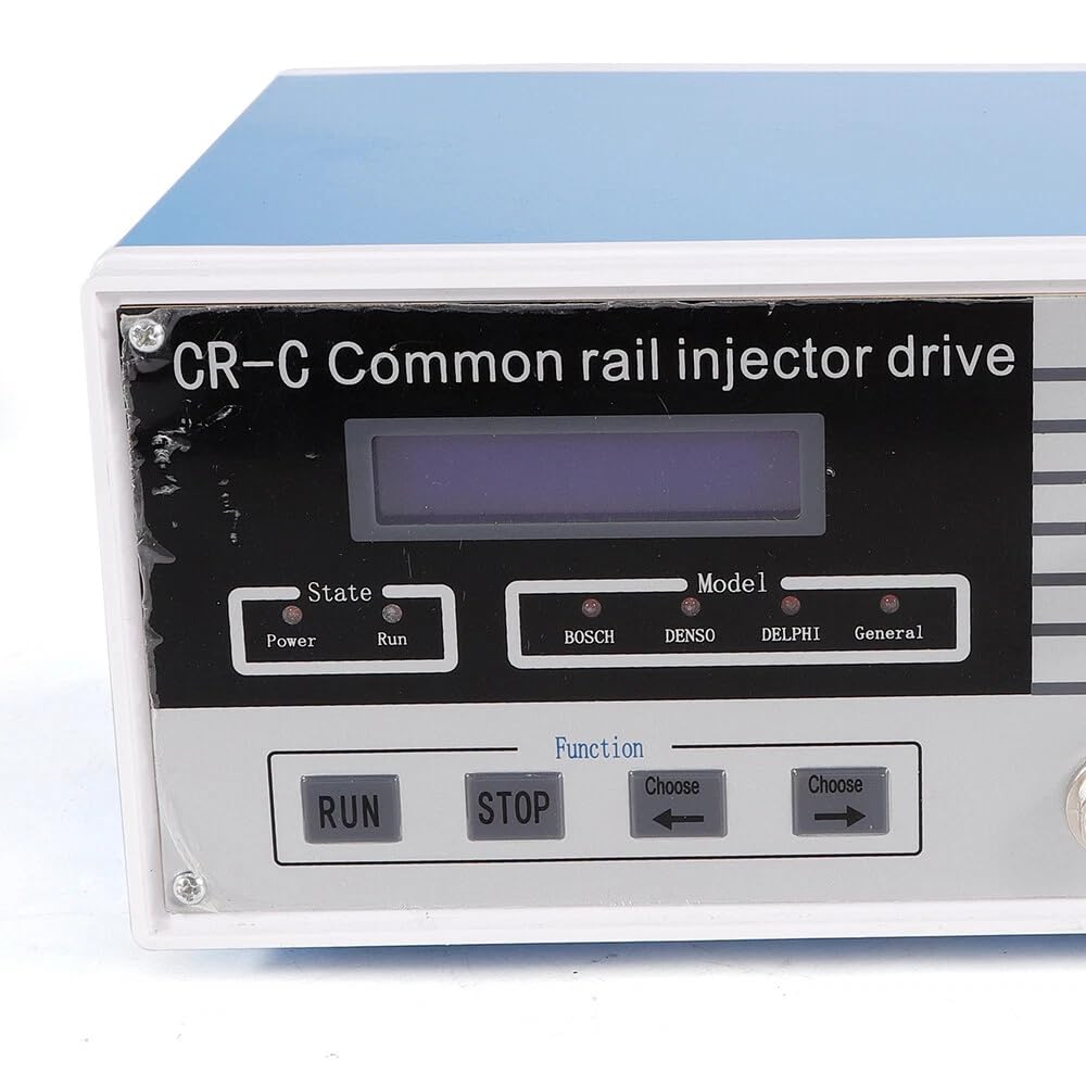 Comprobador de inyectores eléctrico Common Rail CR-C + S60H, conector UE de 220 V, rango de medición de 0-60 MPa, presión de prueba de 40 MPa, capacidad de aceite de 1 L, construcción estable