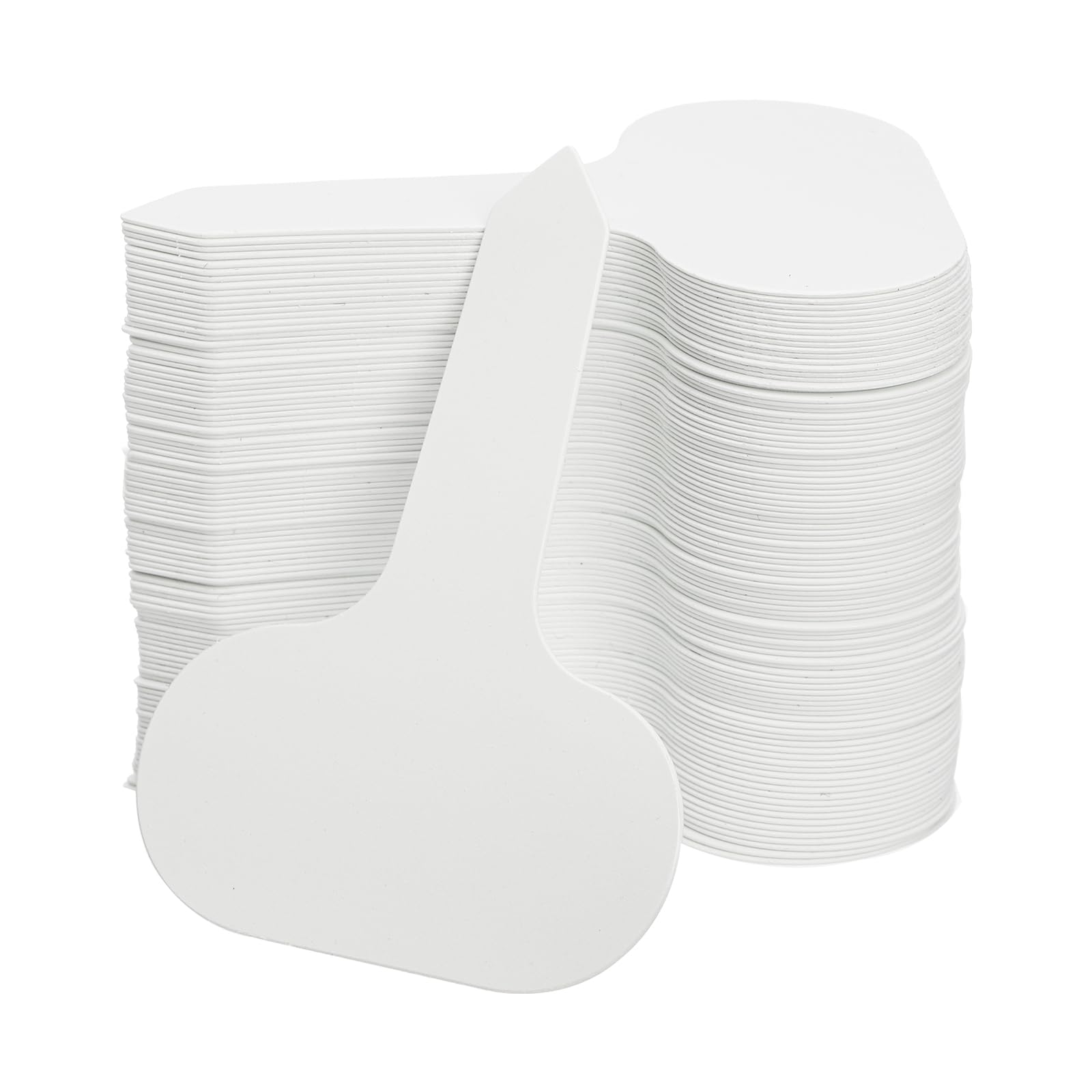 Foraineam 1000 Pack White Plastic Plant Labels, Waterproof T-Type Plant Tag Seedling Signs, Reusable Indoor Outdoor Nursery Garden Label Seed Stake Tags for Vegetables Herbs Flowers Potted Plants