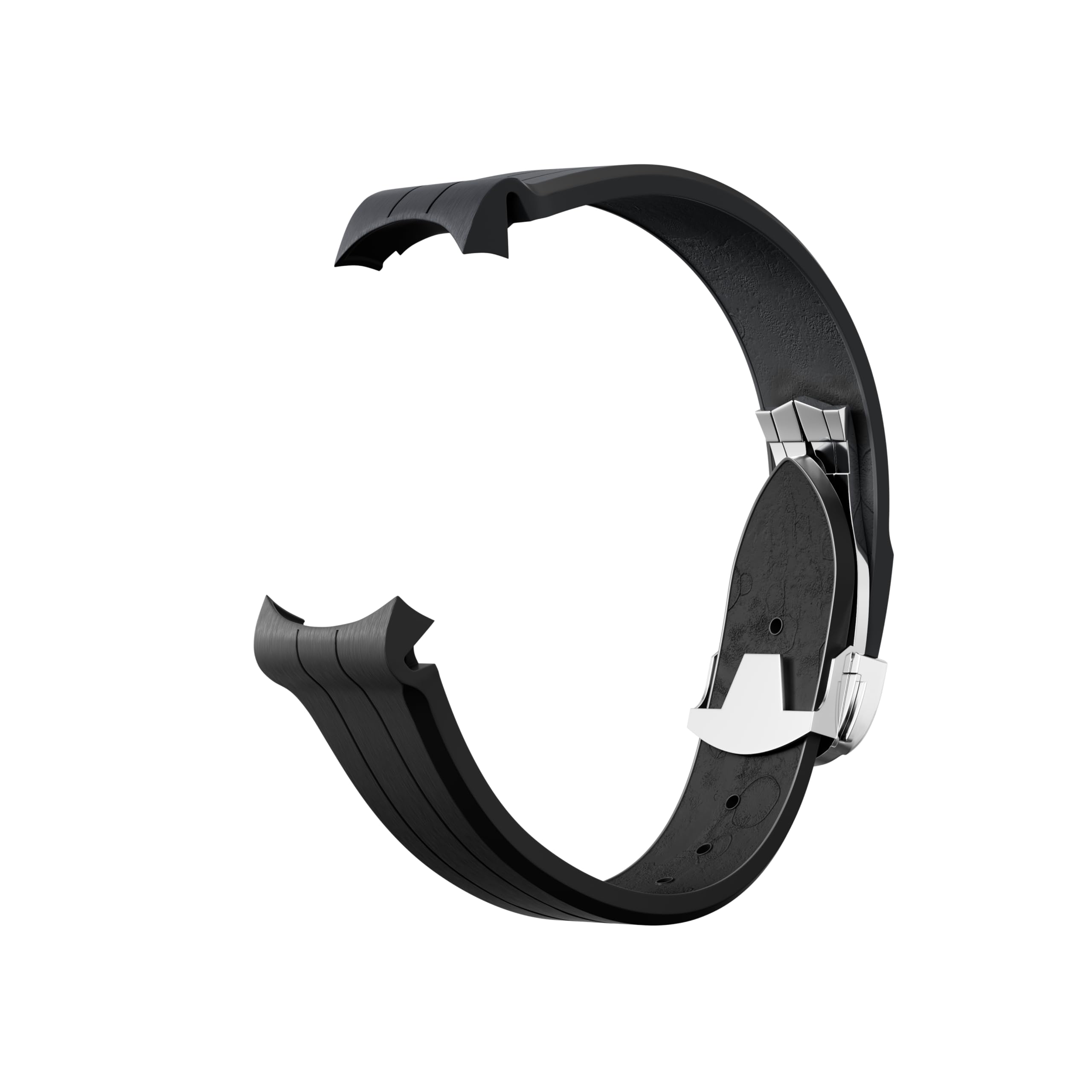 Strap for Omega x Swatch MoonSwatch 20mm 21mm, Soft Silicone No Gap Curved Strap Compatible with Speedmaster MoonSwatch, Comfort Replacement Band for Men Women
