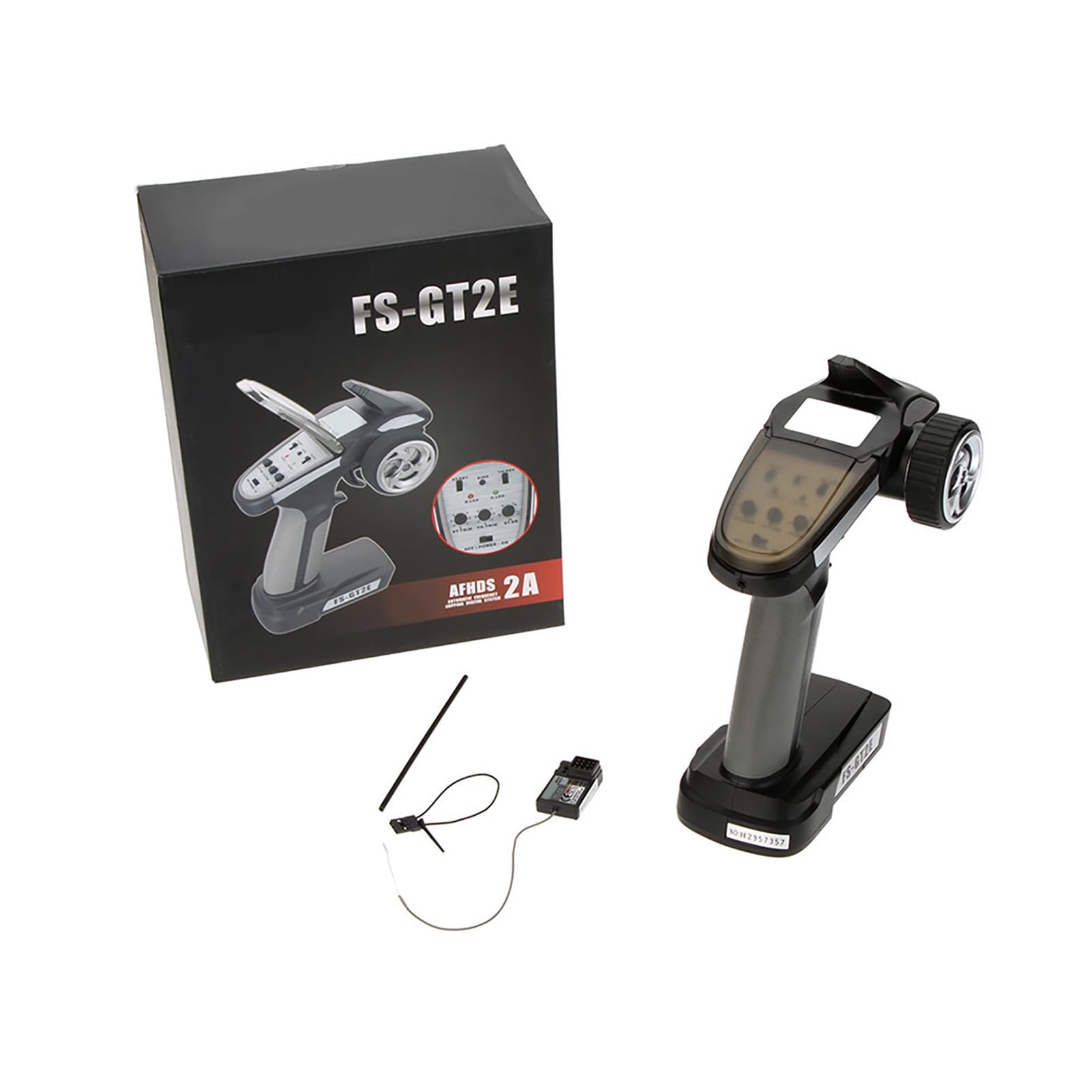 FS AFHDS 2 A 2.4 GHz 2 CH de radio para coche RC barco con receptor FS-A3