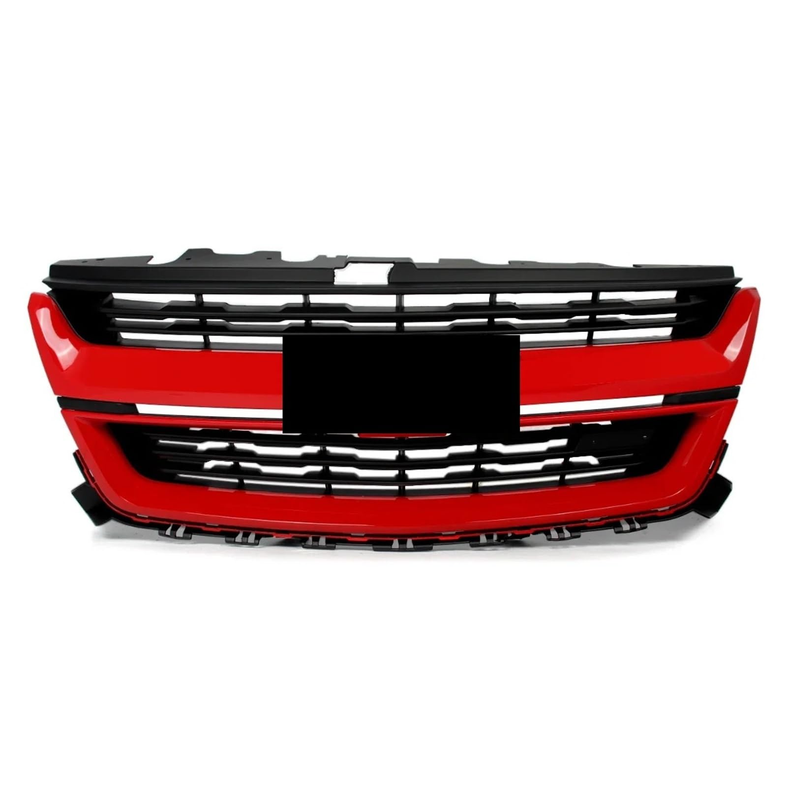 Front Upper Bumper Grille Grill Red Hot, Compatible with Chevy Chevrolet Colorado 2015-2020