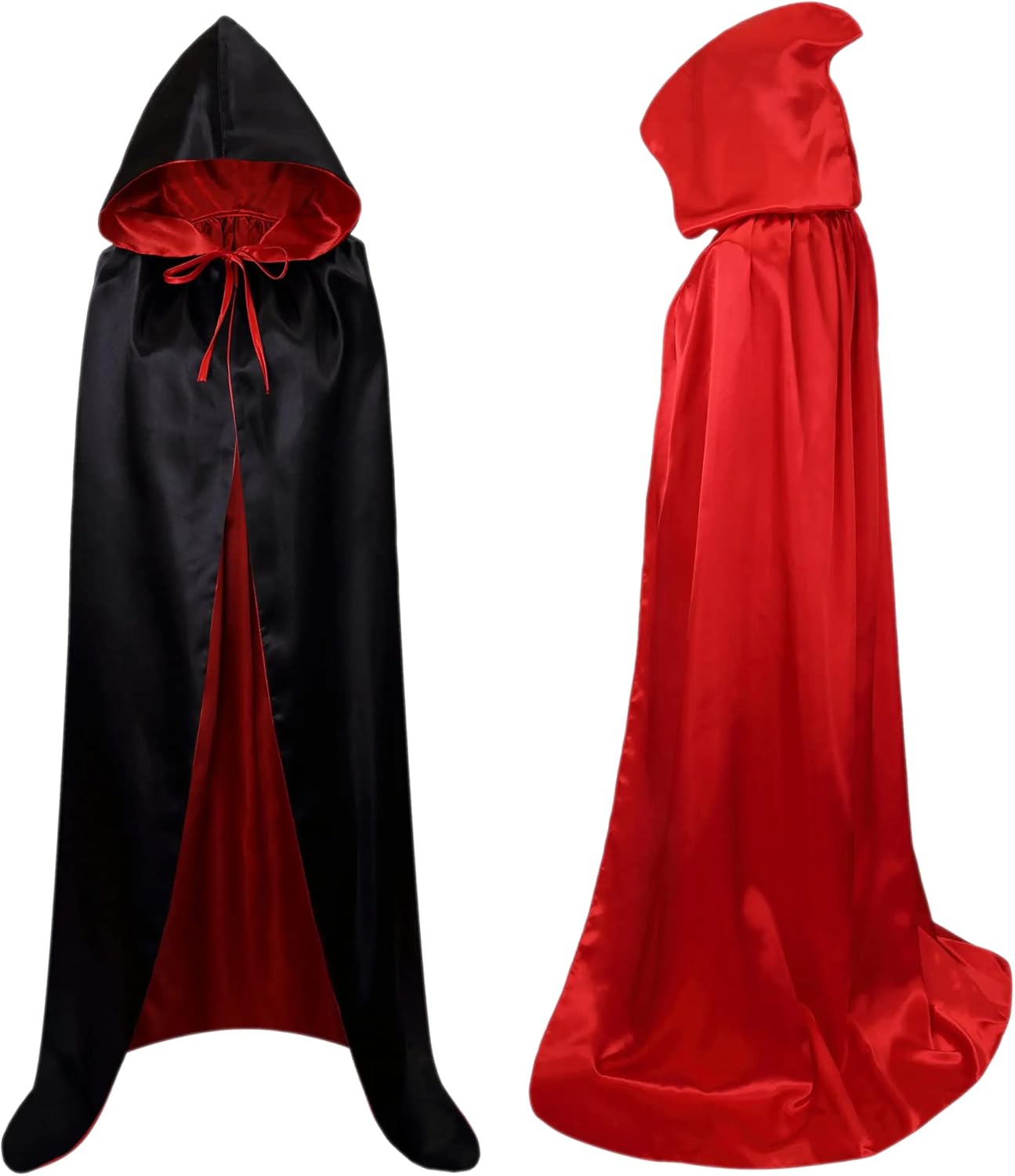 Amazon.com: GraduatePro Unisex Vampires Witch Costume Reversible Black ...