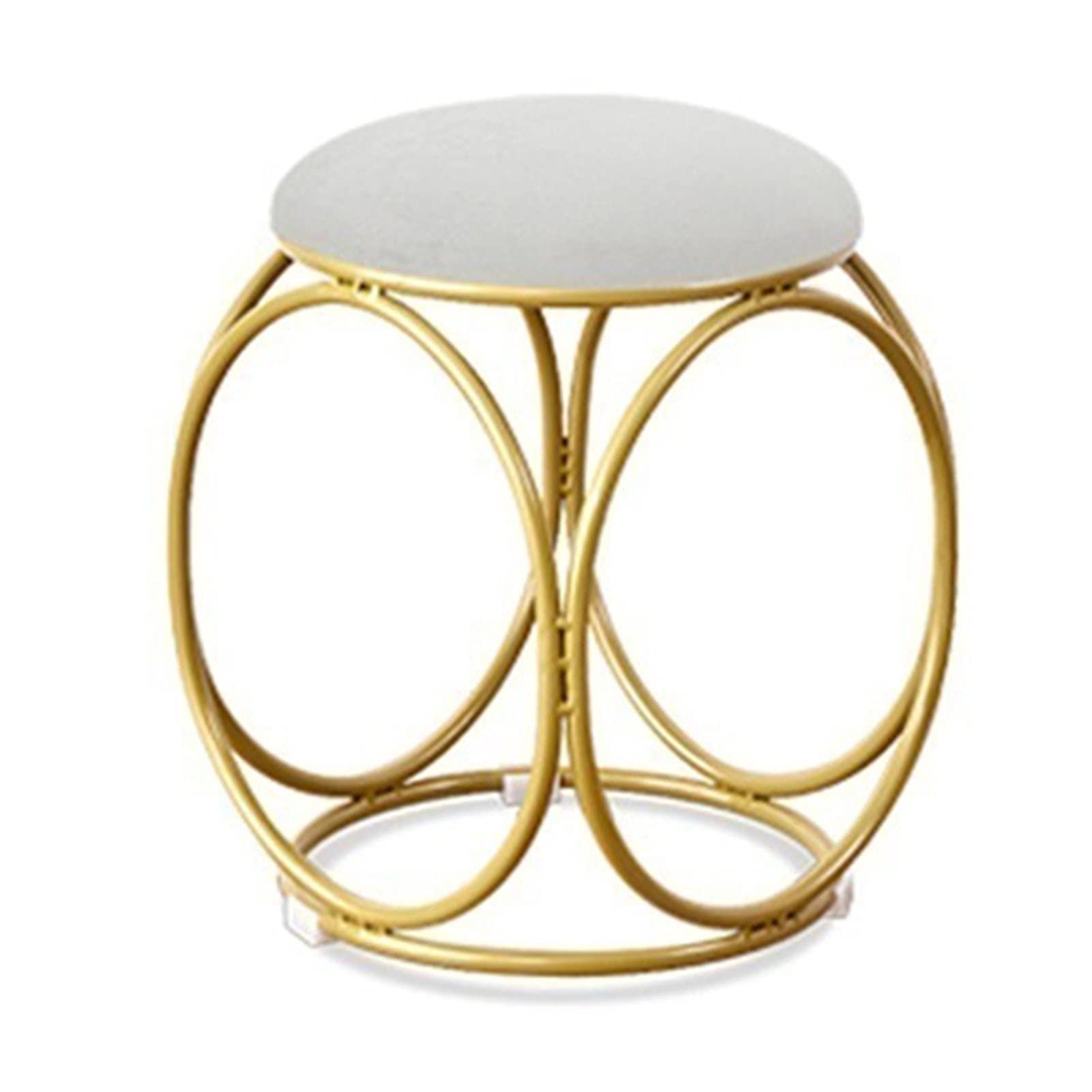 Taburete de comedor de lujo ligero para salón y tocador moderno