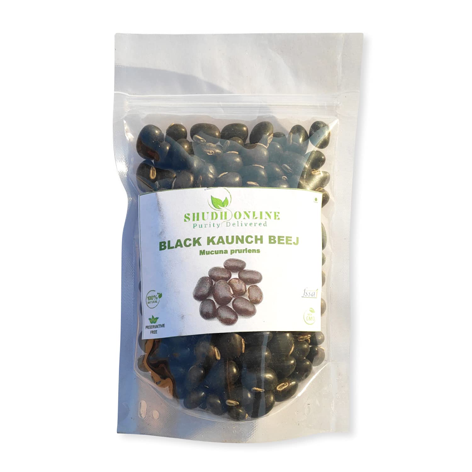Shudh Online Black Kaunch Beej/Mucuna Pruriens (1000 grams)