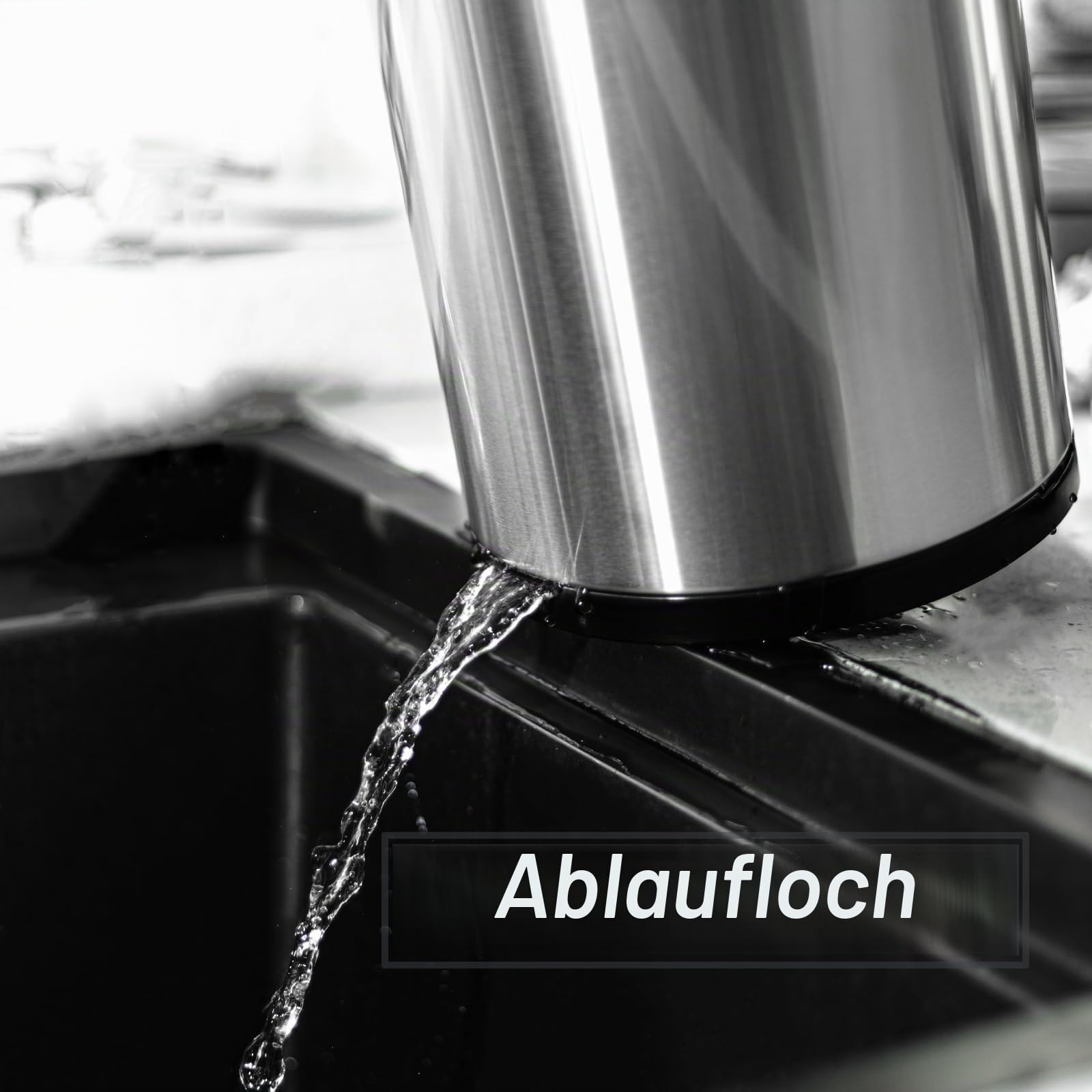 360° drehbar Küchenutensilienhalter für Arbeitsplatte groß Utensilienhalter Küche für Küchentheke Edelstahl Utensil Organizer für die Arbeitsfläche Utensilientöpfe 3 Fächer