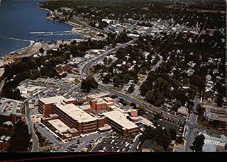 Northern Michigan Hospitals and Burns Clinic Petoskey MI Original Vintage Postcard