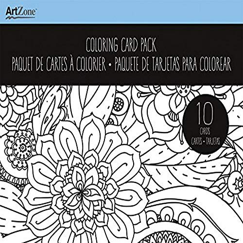 Trends International Doodle Coloring Card Pack