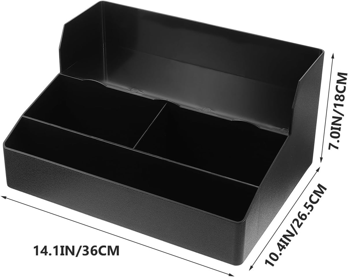 Black PP Paper Cup Holder Organizer for Coffee Bar Storage