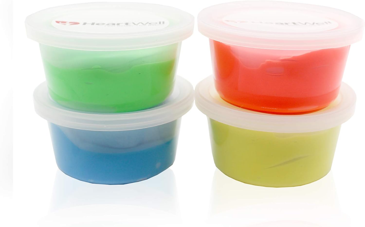 Therapy Putty Resistive Hand Exercise Kit, Set of Four Strengths, 2 Ounce, Exerciser for Occupational and Physical Therapy (4-Pack) : Health & Household