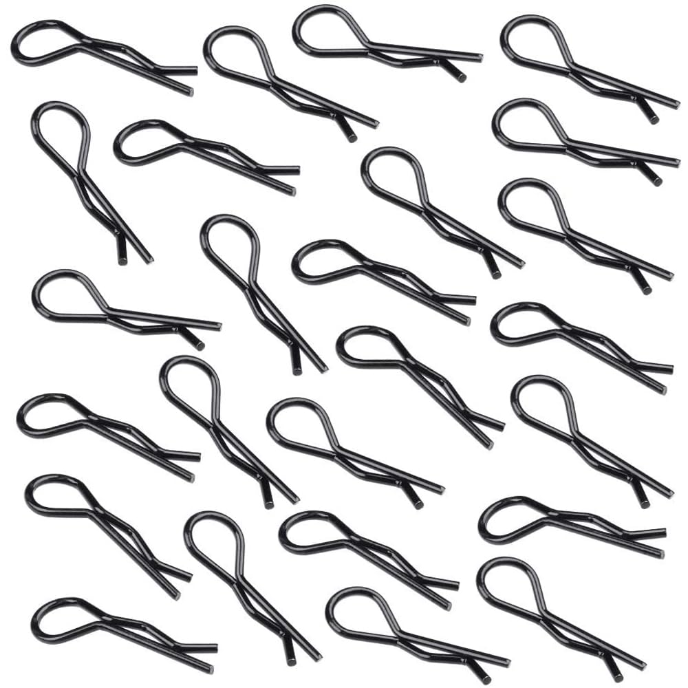 Goupilles Fendues R Clips, 100 Pcs Goupilles de Retenue, 6 Taille