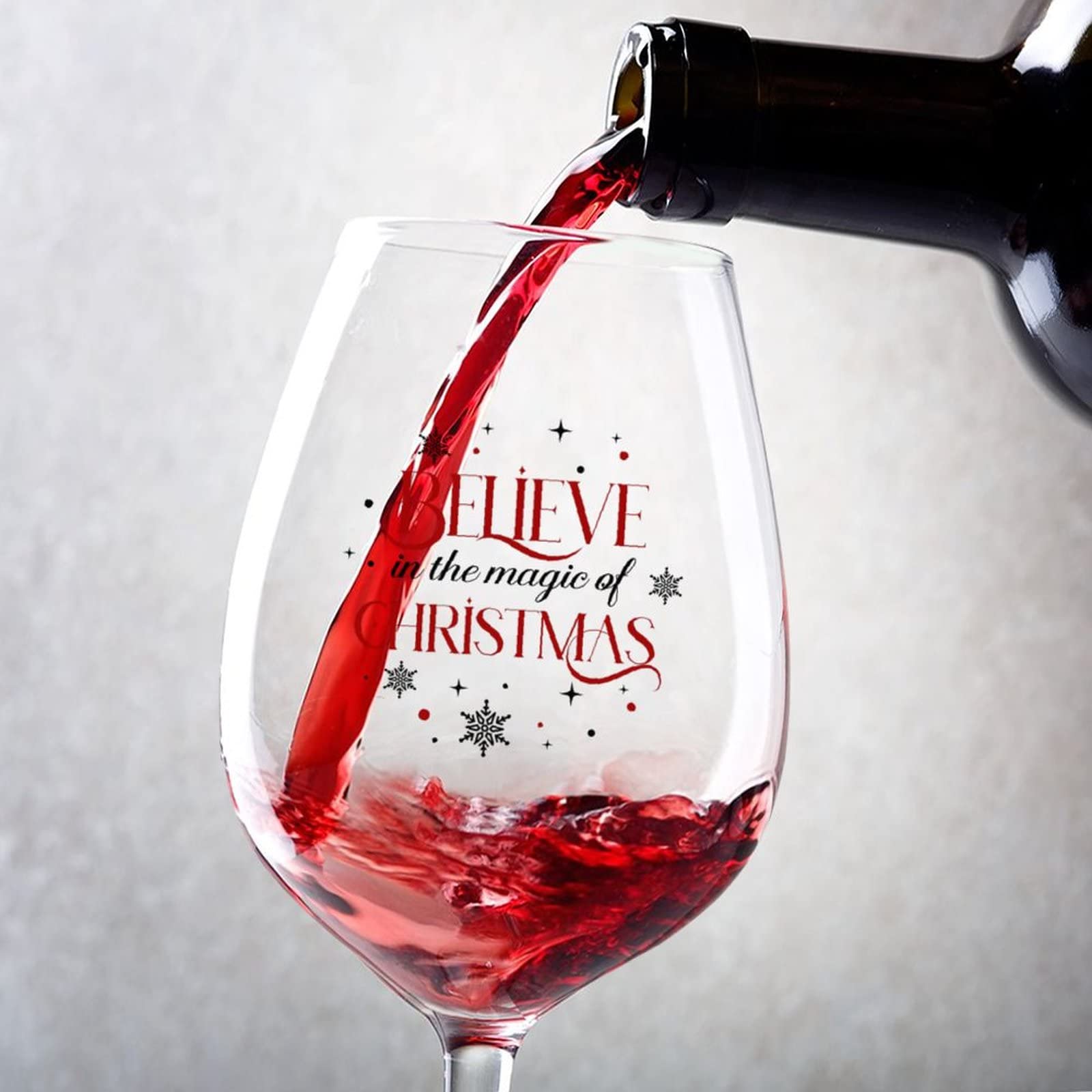 Verres à vin rouge lot de 2 pieds stables élégants de 500 ml pour cépages de Bordeaux et Cabernet