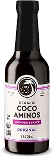 Big Tree Farms Organic Coco Aminos - Liquid Coconut Aminos, Soy-Free Sauce, Low Sodium, Soy Alternative, Gluten Free, Kosh...