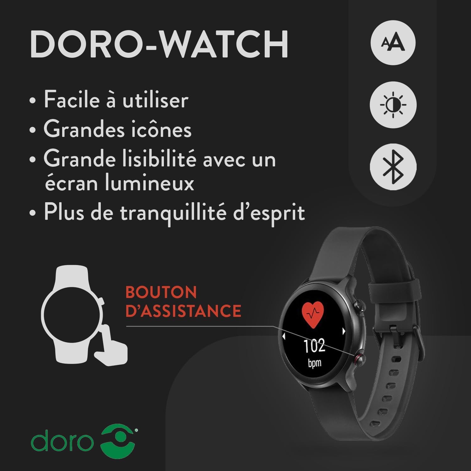 Doro Watch Noir