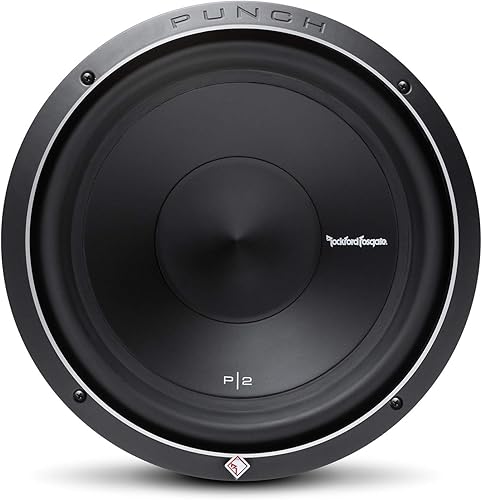 Rockford Fosgate P2D2-12 Punch P2 DVC 2-Ohm 12 pulgadas 400 vatios RMS, subwoofer pico de 800 vatios disponible en Yaxa Colombia
