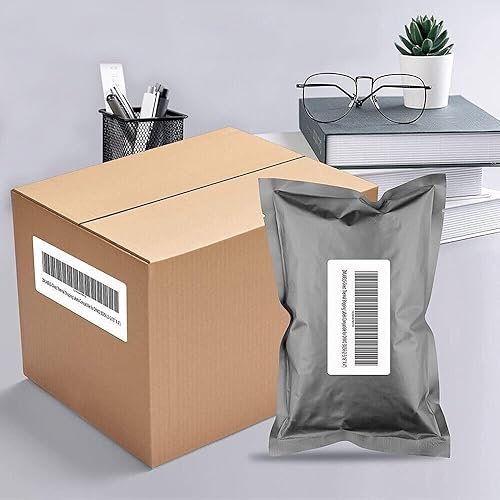 Miniatura 5 de 1 rollo de etiquetas DK-1240 grandes multiusos de repuesto para Brother DK-1240 Blanco de 4 x 2 pulgadas, 600 etiquetasrollo compatible con