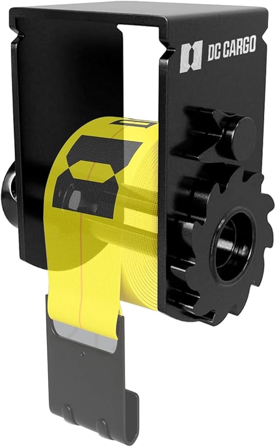 DC Cargo Storable Sliding Winch for Flatbed Trailer | Heavy Duty Tie Down Winch