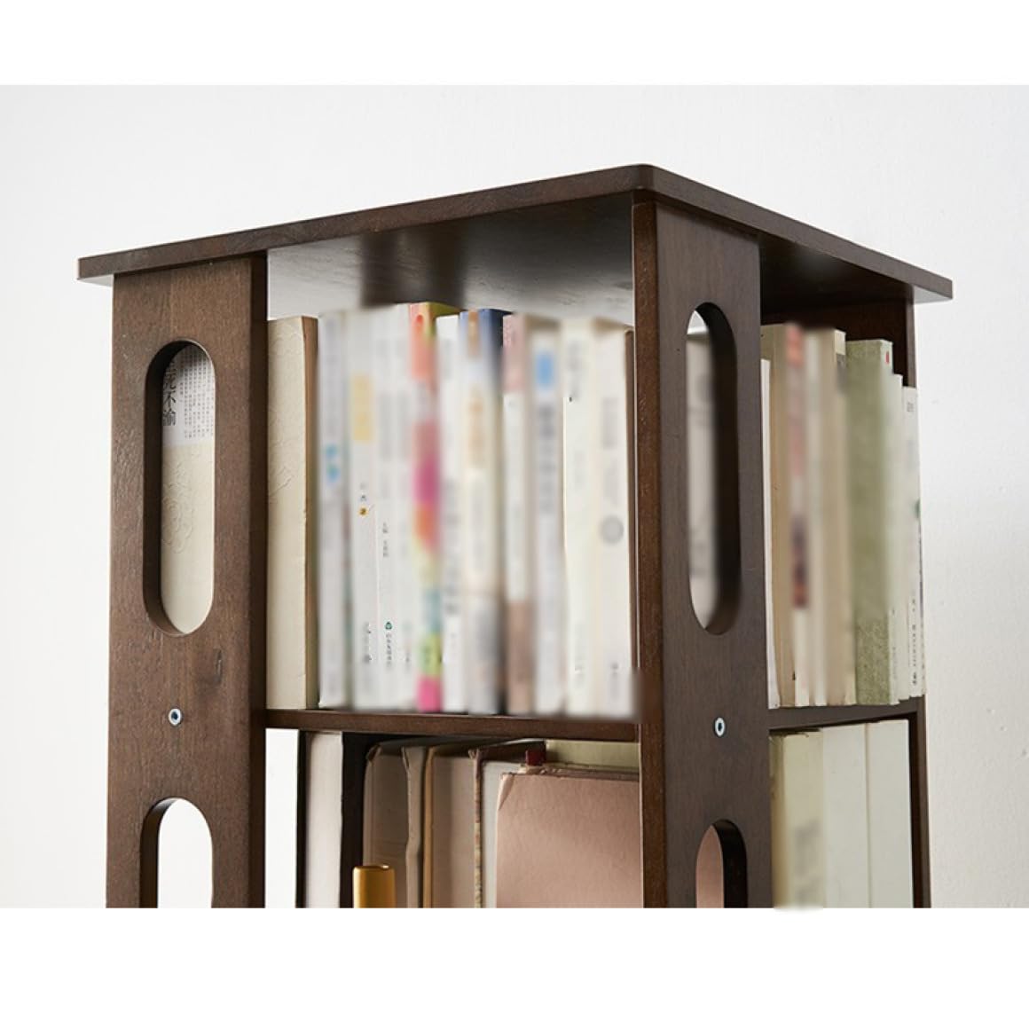 Amazon｜[VANDROUP] 回転式本棚 床置き型CDディスプレイ