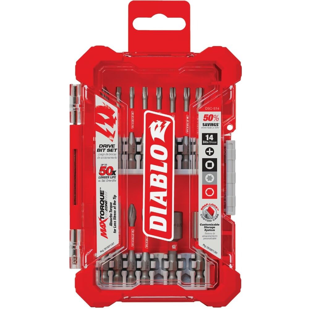 Amazon.com: Diablo Screwdriving Set with Phillips, Square, Torx