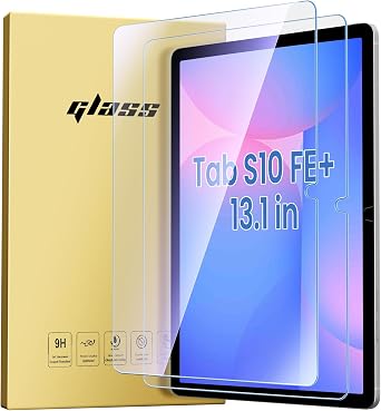 ZtotopCases 2 Pack Screen Protector for Samsung Galaxy Tab S10 Fe Plus 13.1 Inch 2025 | Tempered Glass Easy Installation/Anti-Scratch/High Definition/9H Hardness