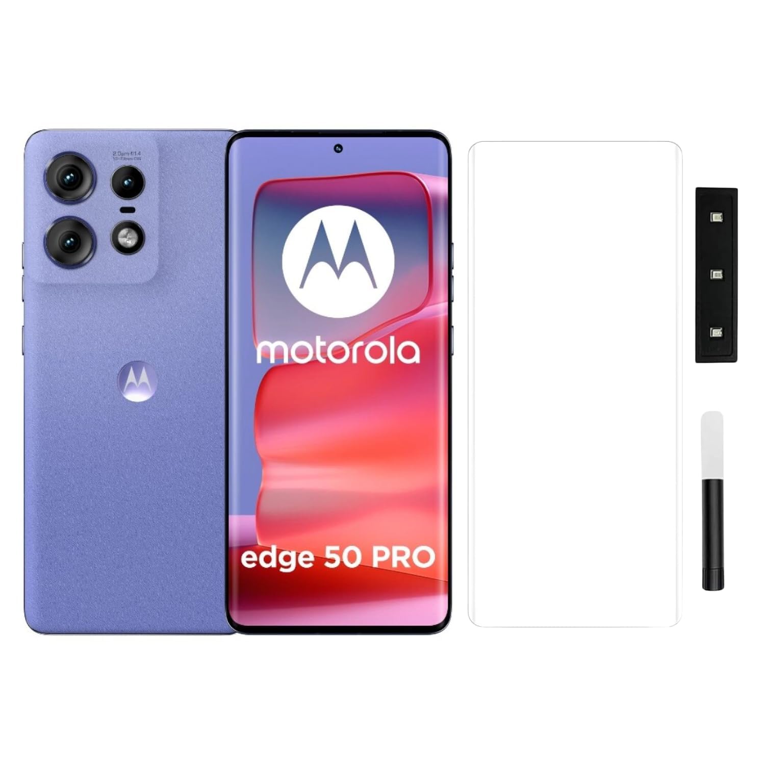 OCTRIX Advanced UV Tempered Glass Screen Protector Guard For Motorola Moto Edge 50 Pro 5G Full Adhesive Curved Case Friendly HD Clarity, Pack of 1- By Blackwik (B0DHGWJDVF) Amazon Price History, Amazon Price Tracker