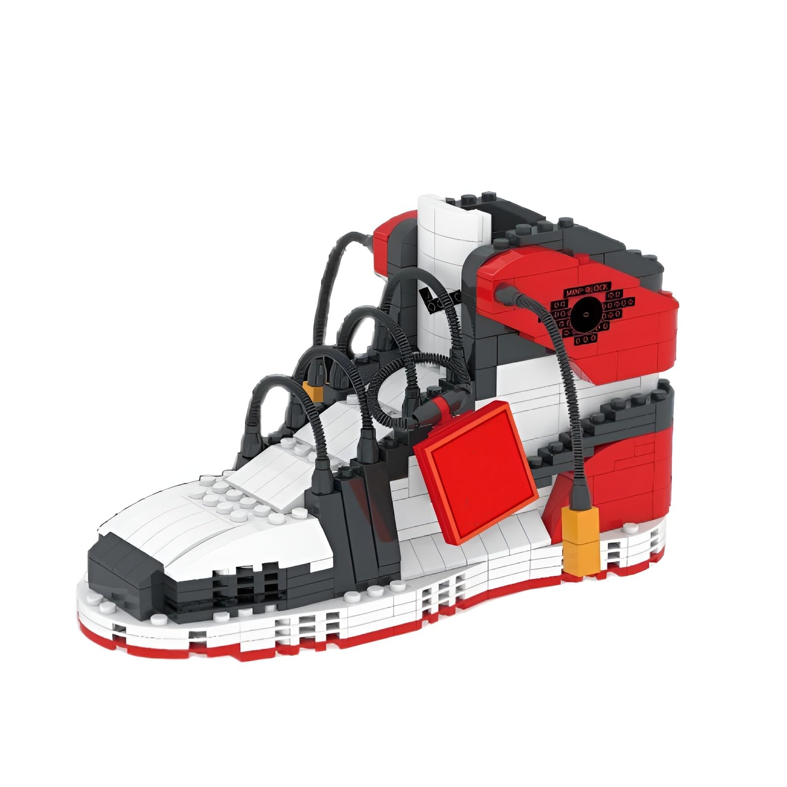 Basketball Sneaker Building Blocks Set, 474 PCS Mini Sports Shoes Building Kits, Stackable Basketball Sneaker Model Collectibles, Toys Gift for Sneaker Fans (aj 771-6) — image 1