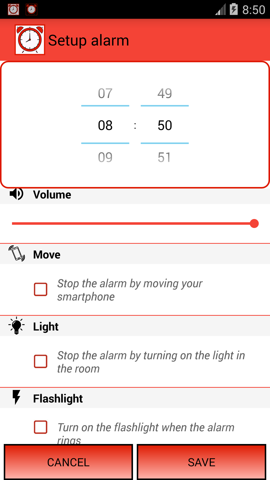 LIGHT & MOVE STOP ALARM CLOCK App on Amazon Appstore