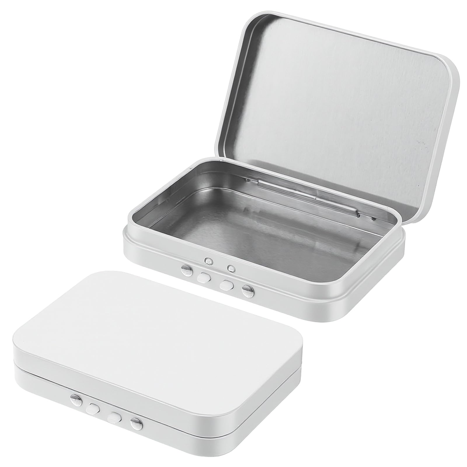 Floss Travel Case 2Pcs Dental Floss Case Portable for Dinners and Hotels Home Travel Dates Silver
