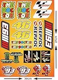 Alta calidad Juego de Pegatinas Moto GP (21 pc.)