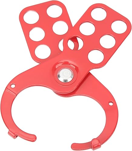 Miniatura 5 de Juego de cerrojos para candados, kit de etiquetado ImpactLockout de acero inoxidable, diseño de 6 agujeros, alta seguridad, a prueba de