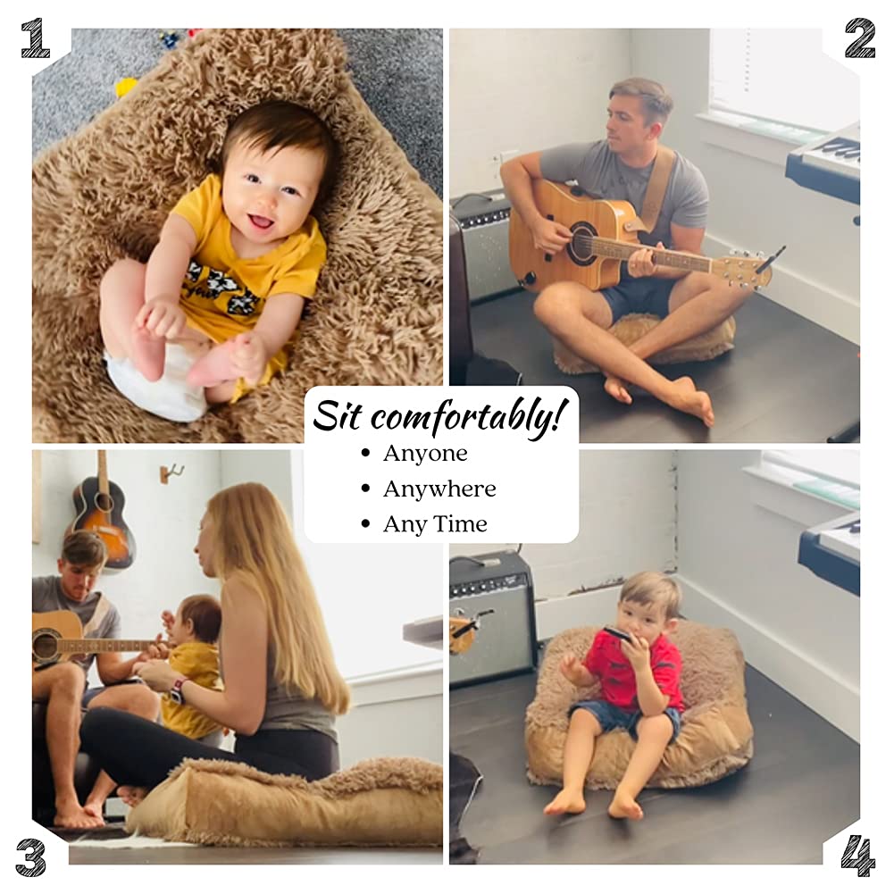 big fluffy floor cushion