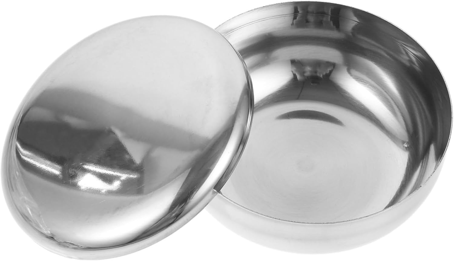 Vaguelly Stainless Steel Shave Soap Bowl Shaving Mug Men's Shaving Bowl for after Shave High
