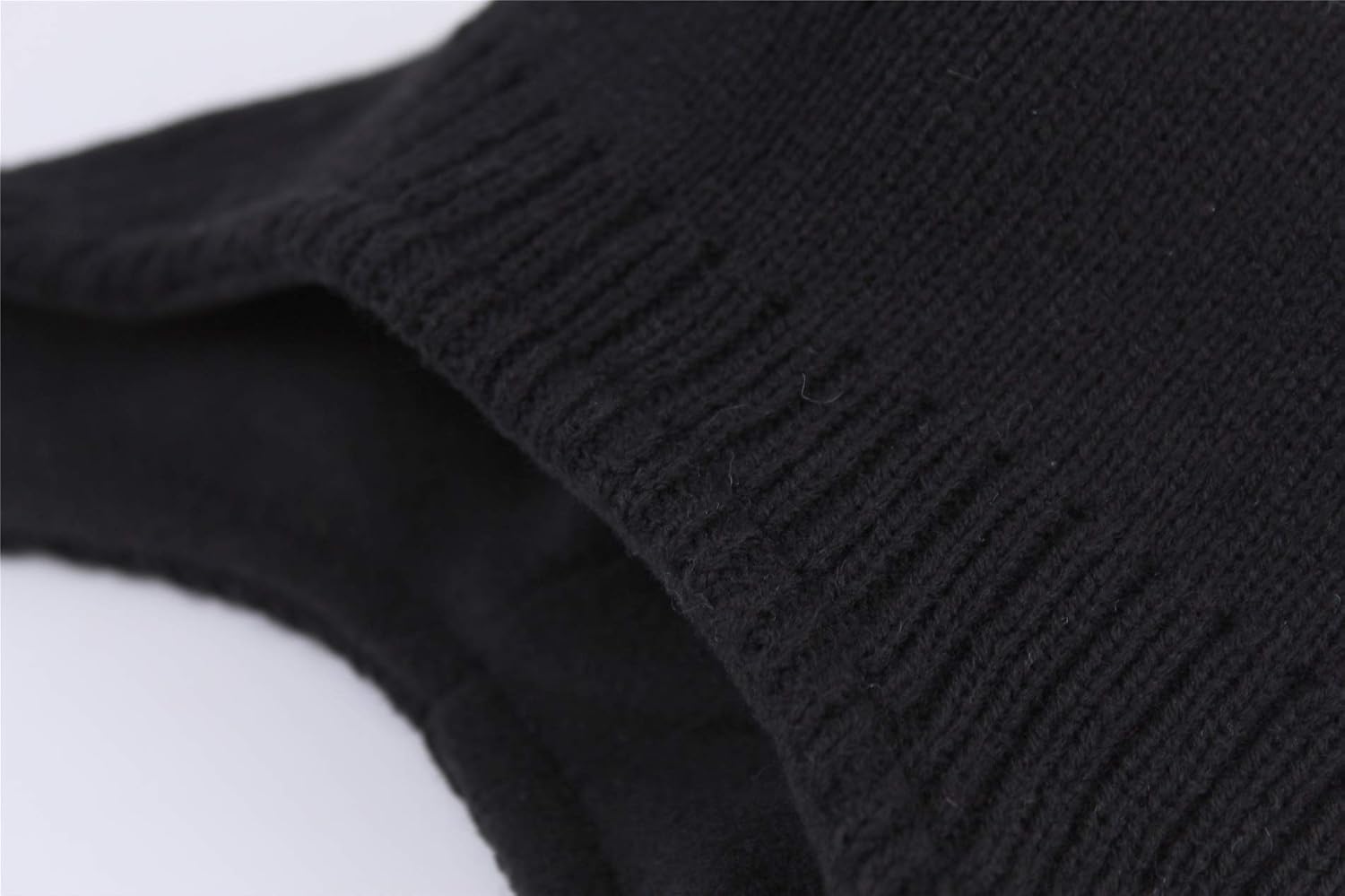 Connectyle Men's Knit Winter Hat with Ear Flaps Fleece Lined Beanie Warm Knitted Skull Cap Beanies Watch Hat