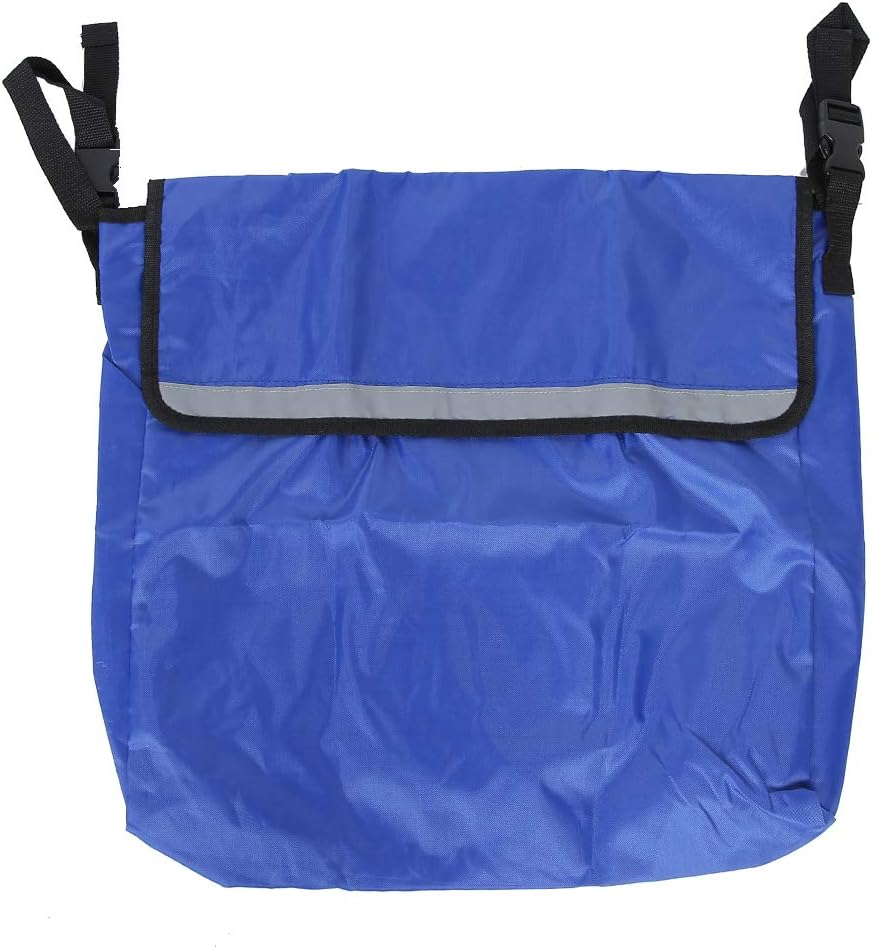 Wheelchair Backpack Storage Bag, High Capacity Electric Wheelchair Mobility Scooter Backpack Hanging Pouch Accessories Mobility Aid Bag(Blue) : Health & Household