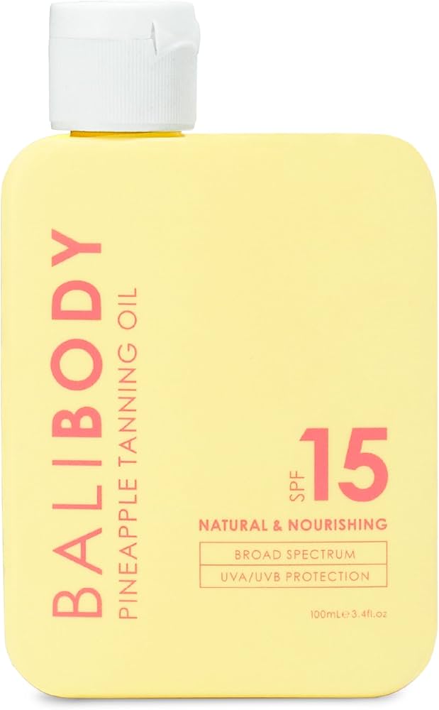 Amazon.com : Bali Body Pineapple Tanning Oil - SPF 15 | Body