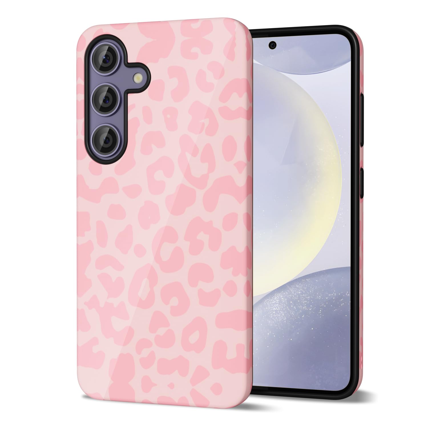 Svanove Cheetah Print Phone Case for Samsung Galaxy S24 Plus Case Girly, Cute Leopard Case for Women, Luxury Trendy Retro Cool Animal Print Design,