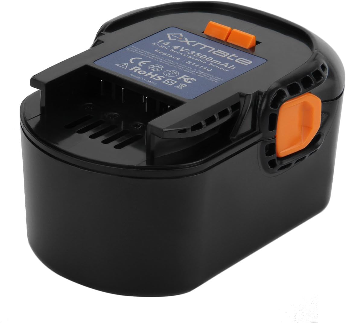 Exmate 14.4V 3.5Ah Ni-MH Replacement Battery Compatible with Ridgid R83015 130252003 130254002 130254008, 14.4V Ni-MH Battery