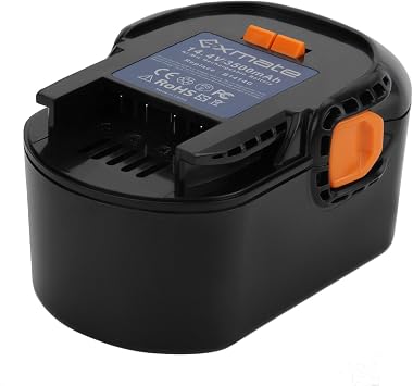 Exmate 14.4V 3.5Ah Ni-MH Replacement Battery Compatible with Ridgid R83015 130252003 130254002 130254008, 14.4V Ni-MH Battery