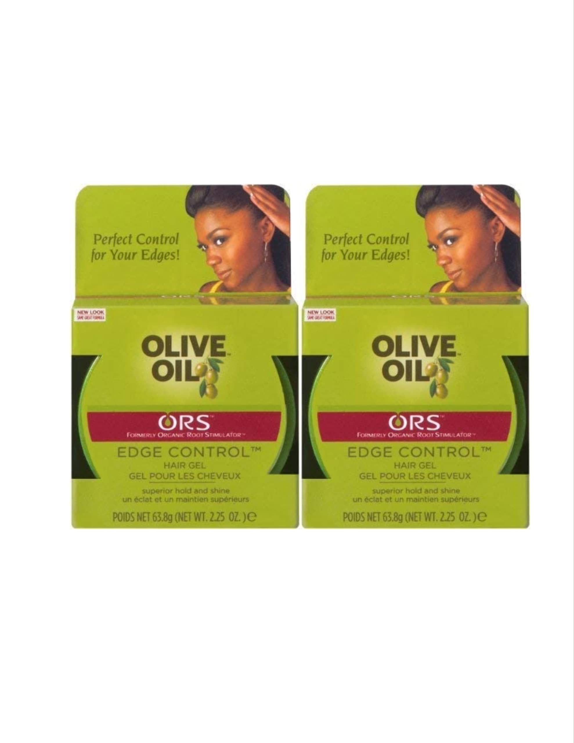 Organic Root Stimulator Olive Oil Edge Control 2.25 Oz (Pack of 2)