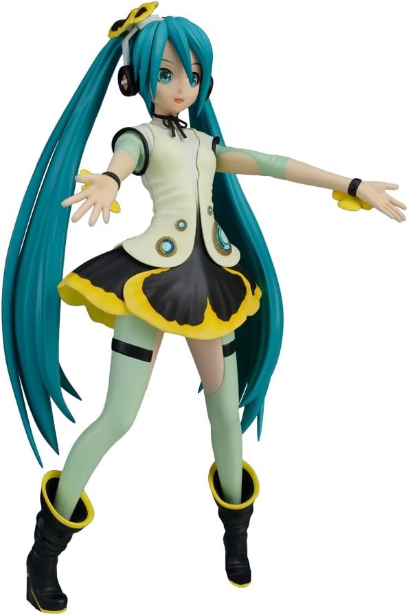 Sega Project Diva Arcade Future Tone Hatsune Miku Super Premium Action Figure Pansy, 9"