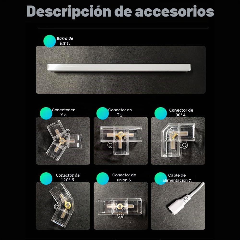 14 luces LED hexagonales, 65 W, 6500 K, superbrillantes, color blanco puro, iluminación de taller para sótano, almacén, salón de belleza de automóviles, tienda de detalles de automóviles, hogar