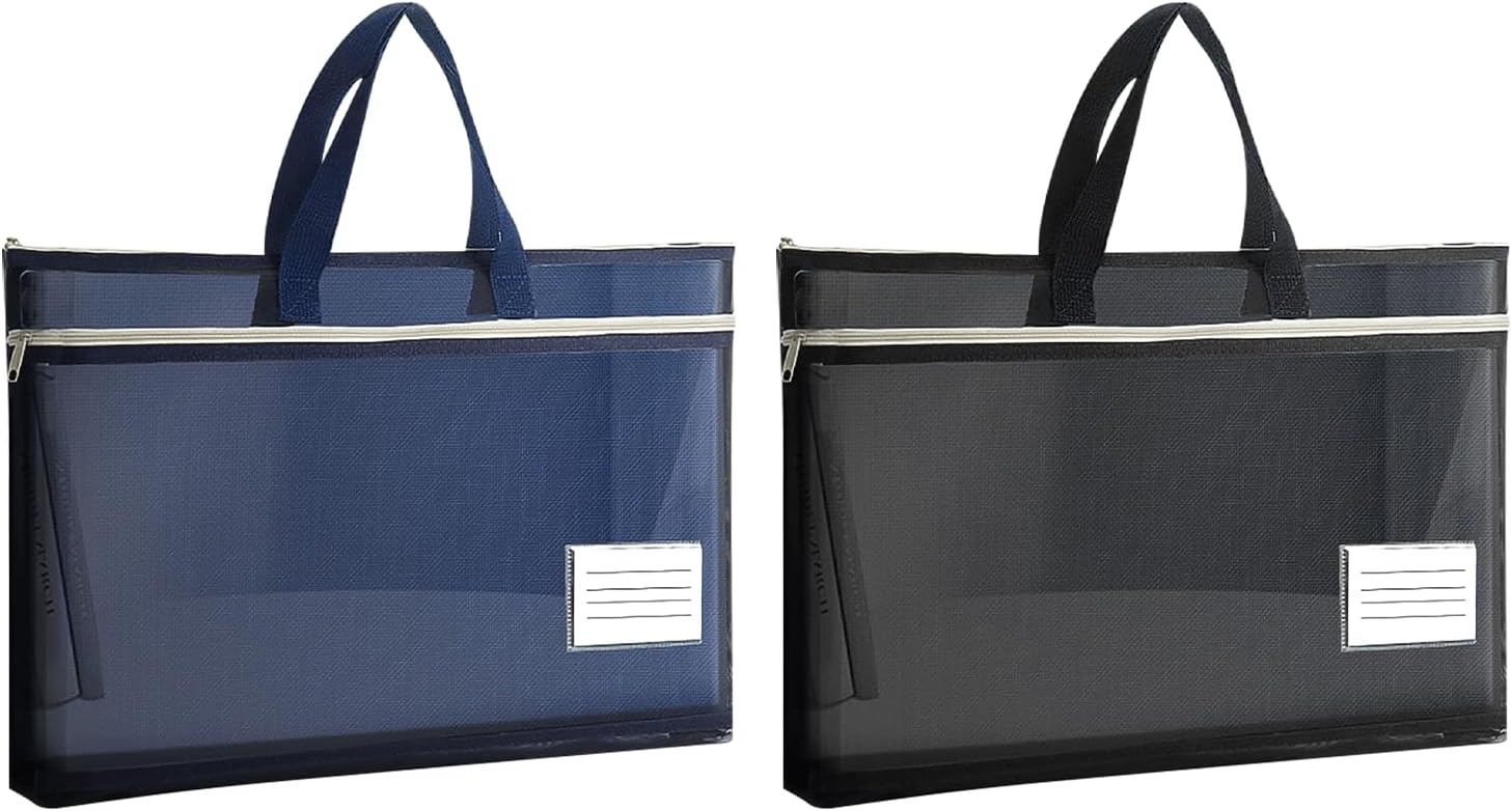 Mesh Tote Bag, a3, Drawing Case, Document Holder, Carrying Bag, For Work, School, Business, Shoulder Bag, Large Capacity, Storing Documents, Documents, Files, Art Supplies, Panels, Durable
