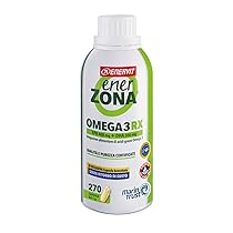 Enervit, Enerzona Omega 3 RX 270 Capsule da 1g Senza Ritorno di Gusto, Integratore Omega 3 IFOS, Acidi Grassi per Cuore, Vista e Cervello, Olio di Pesce 1000mg, Fish Oil Senza glutine
