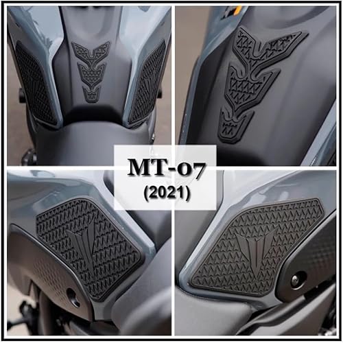 Miniatura 7 de Tank Pad Sticker Motorcycle Non-Slip Side Fuel Tank Pad Protector Stickers Decal Gas Knee Grip Traction Pads for Yam&aha MT 07 MT07