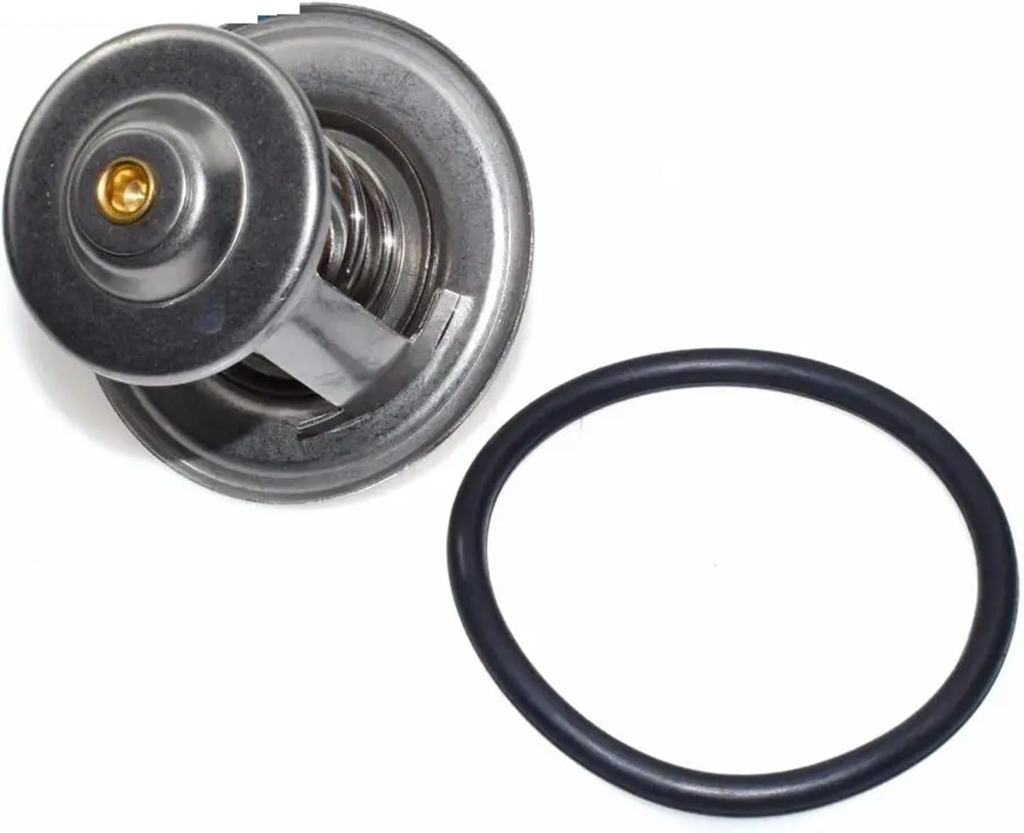 SILVER Coolant Thermostat With Seal 030 121 113 030121113 1Pcs